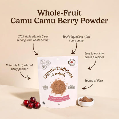 Camu Camu Berry Powder (Organic) - 100g [amazon_upc] asin:B01M7ZJUI9