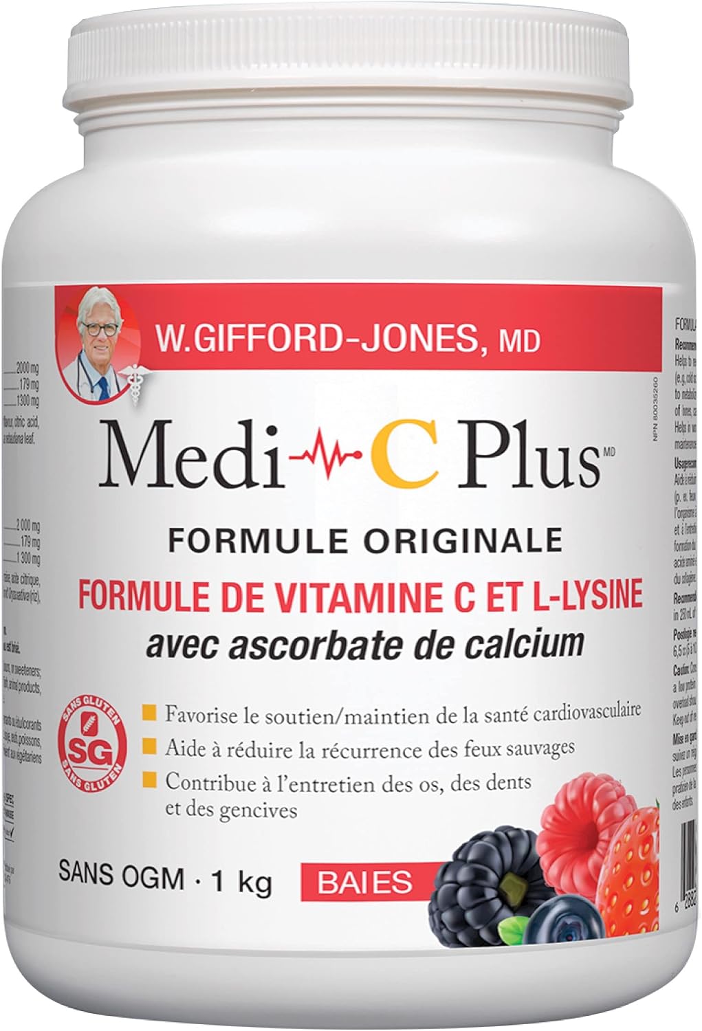 Medi-C Plus With Calcium Ascorbate (Berry) - 1kg [amazon_upc] asin:B0863B4LK2
