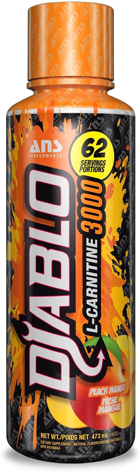 Diablo Carnitine 3000 (Peach Mango) - 473ml+ BONUS [amazon_upc] asin:B09WZZB3DK
