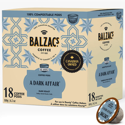 A Dark Affair (Stout Roast) - 18 Coffee Pods [amazon_upc] asin:B08LMC1FPK