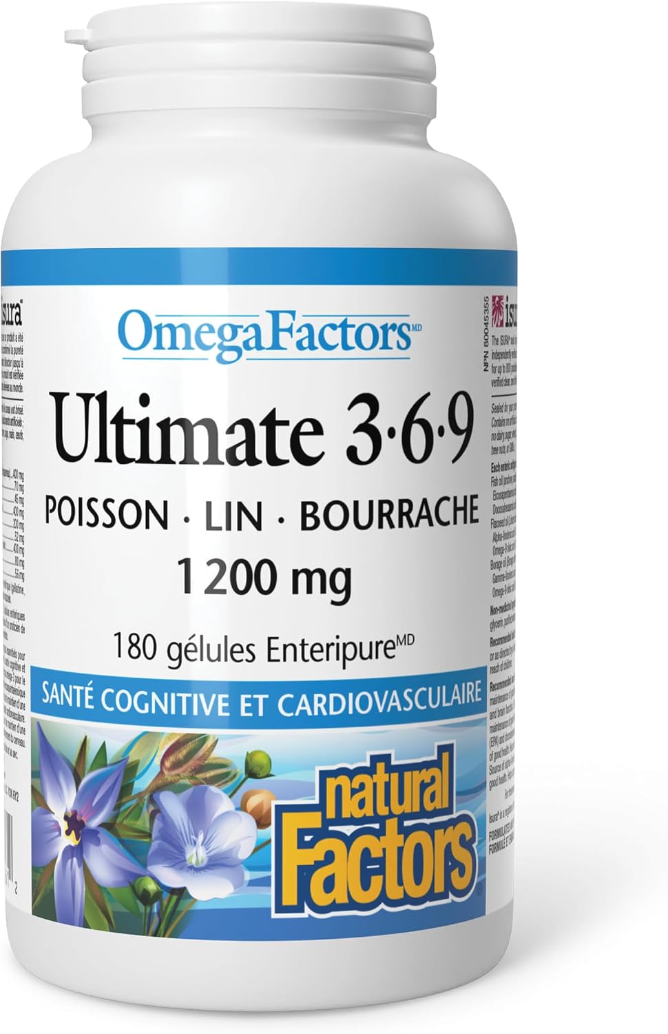 Ultimate Omega Factors 3-6-9 1,200mg - 180 Softgels [amazon_upc] asin:B0BLTZDPSH
