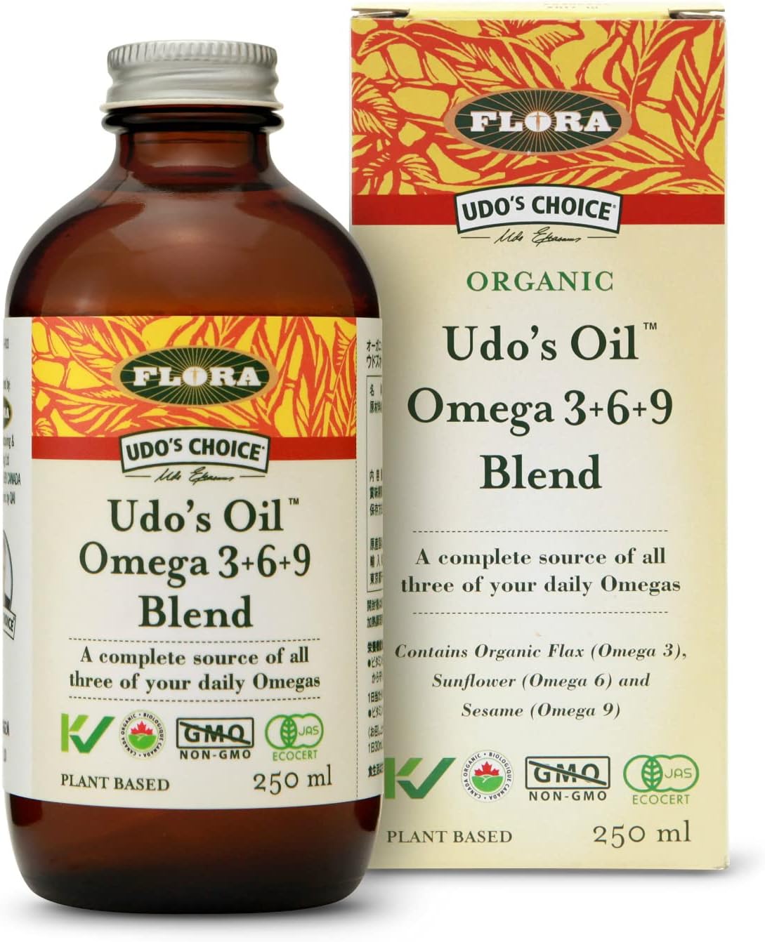 Udo's Oil 3-6-9 Blend - 250ml [amazon_upc] asin:B07PSVDCPK