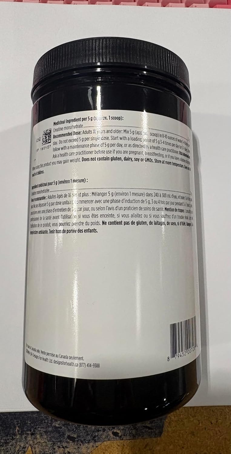 Creatine Monohydrate Powder - 450g [amazon_upc] asin:B0D5K7FM3Y