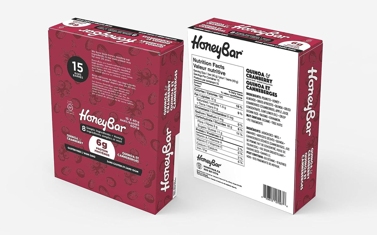 Quinoa Cranberry - 15 Bars [amazon_upc] asin:B01MU1R4RH