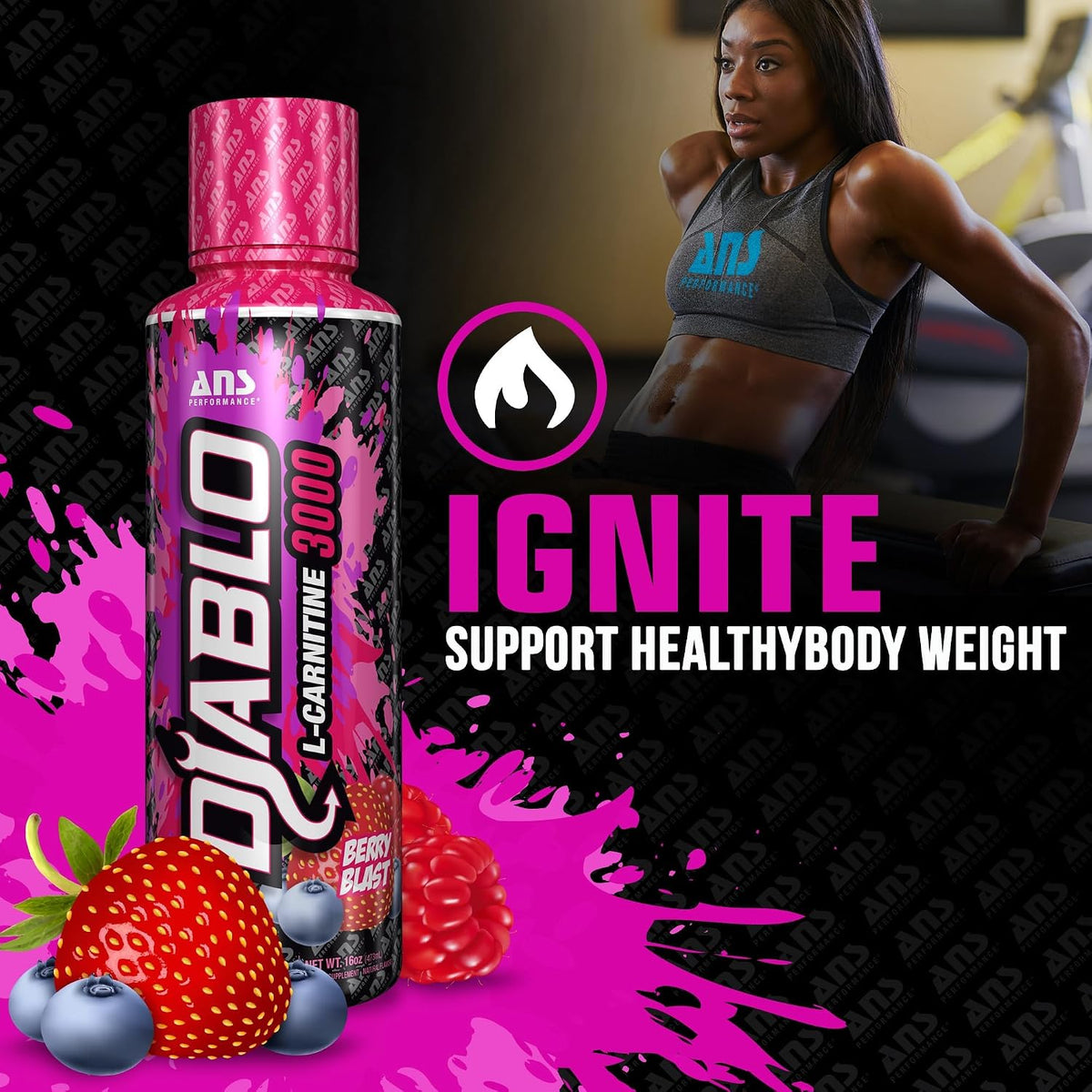 Diablo Carnitine 3000 (Berry Blast) - 473ml + BONUS [amazon_upc] asin:B09WZB7Y9M