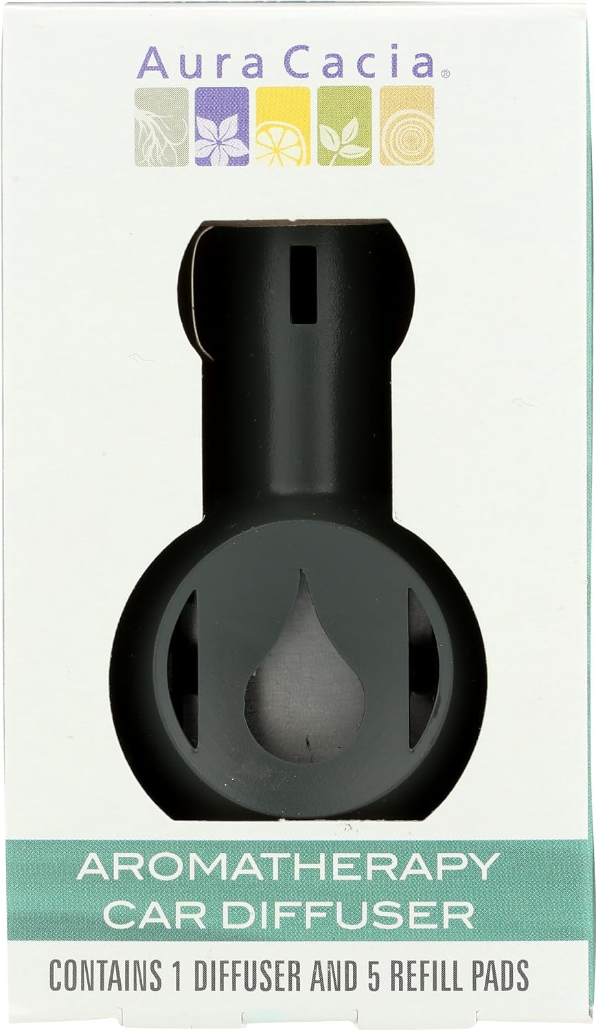 Aromatherapy Car Diffuser With 5 Refill Pads [amazon_upc] asin:B0007OCL4M