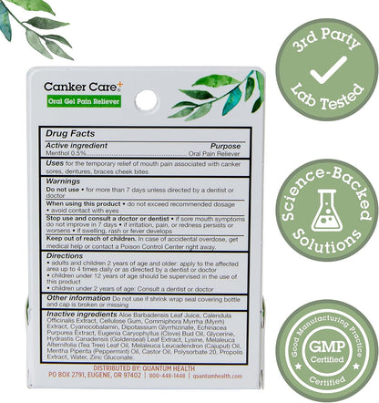Canker Care+ Oral Gel - 9.7ml [amazon_upc] asin:B001GCUAEM