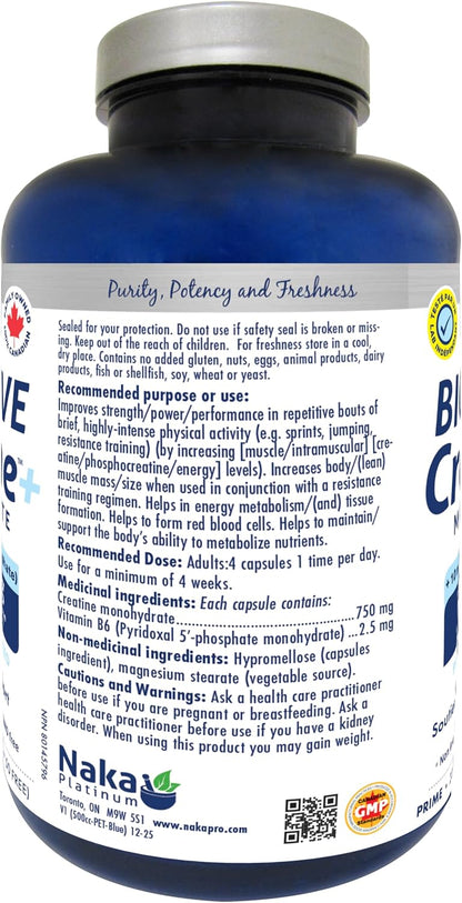 Bioactive Creatine Monohydrate With B6 - 230 V-Caps [amazon_upc] asin:B0GRJ4DWLX