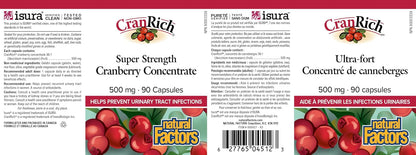CranRich Super Strength Cranberry Concentrate 500mg - 90 Caps [amazon_upc] asin:B0BLV49K2C