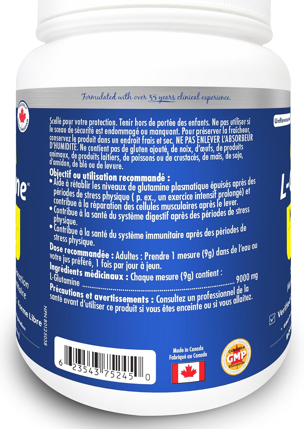 Ultra L-Glutamine 9000mg - 500g [amazon_upc] asin:B0CFX3CJKG