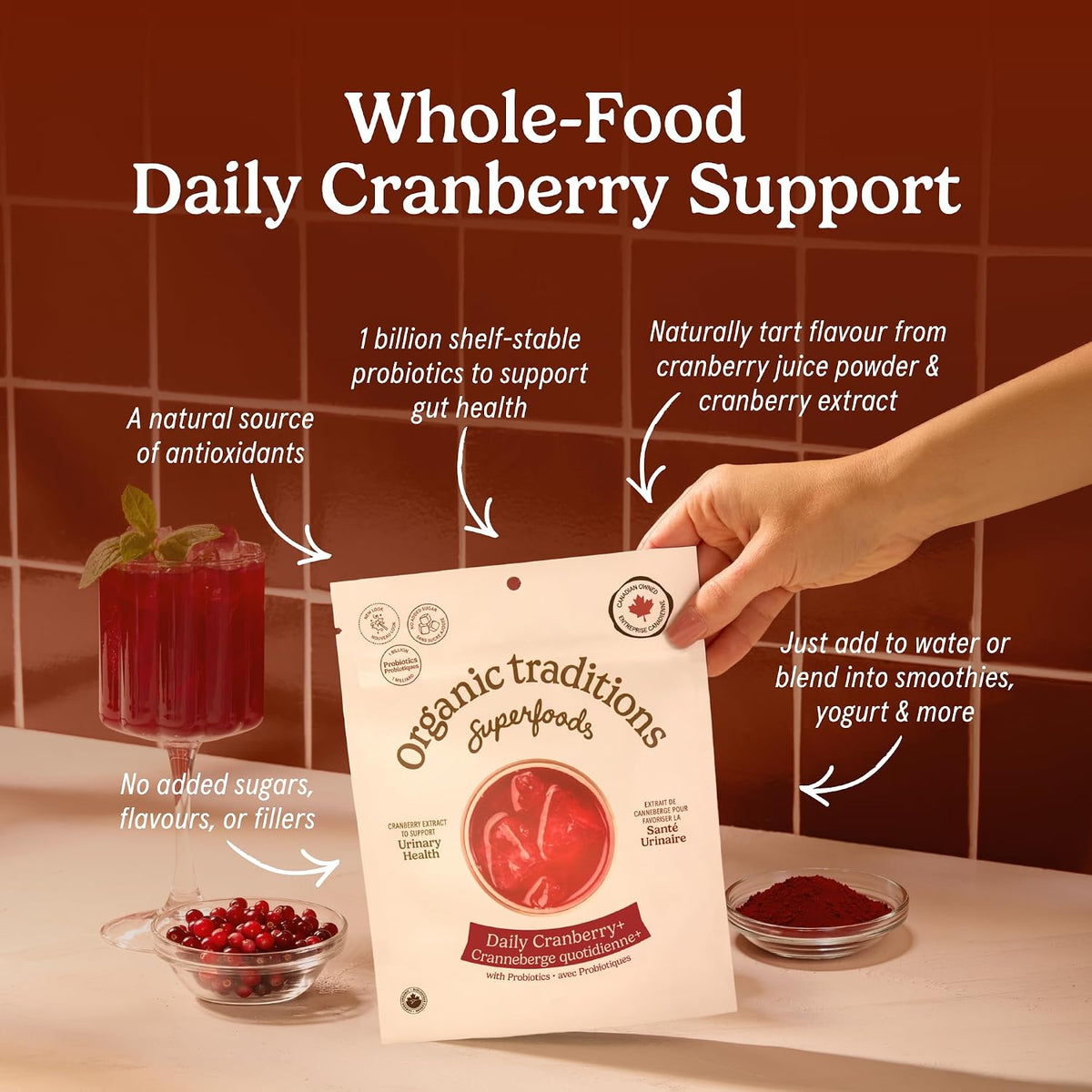 Daily Cranberry Plus With Probiotics - 100g [amazon_upc] asin:B0CV1CYNZ7