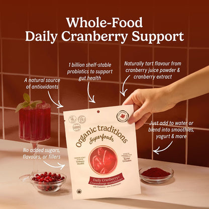 Daily Cranberry Plus With Probiotics - 100g [amazon_upc] asin:B0CV1CYNZ7