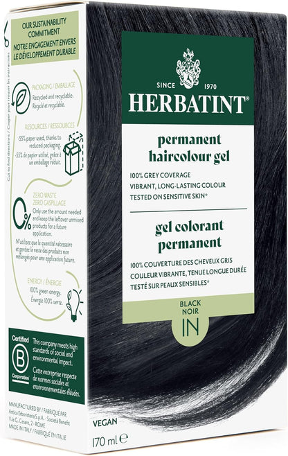 Herbatint Permanent Hair Color (1N Black) - 135ml [amazon_upc] asin:B010KSQY2O