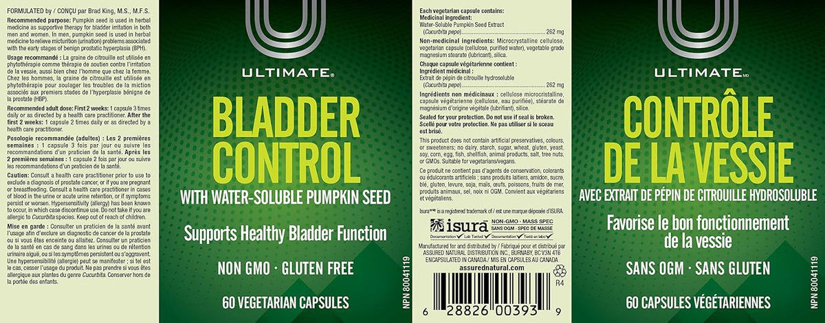Ultimate Bladder Control - 60 V-Caps [amazon_upc] asin:B00FWCF40C