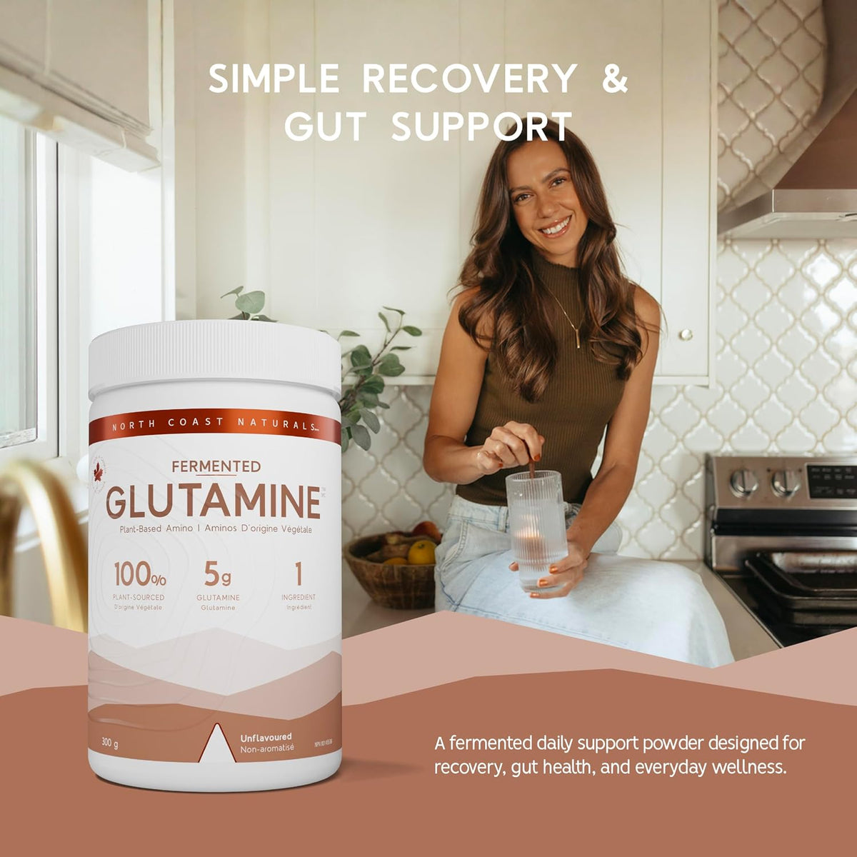 Fermented L-Glutamine Powder (Unflavoured) - 300g [amazon_upc] asin:B00J8NI33G