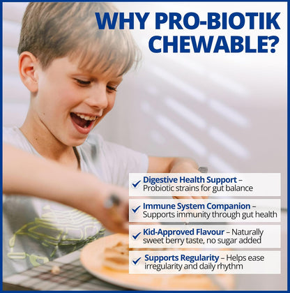 Pro-Biotik + A, C & D3 - 30 Chew Tabs [amazon_upc] asin:B09ZBLG974