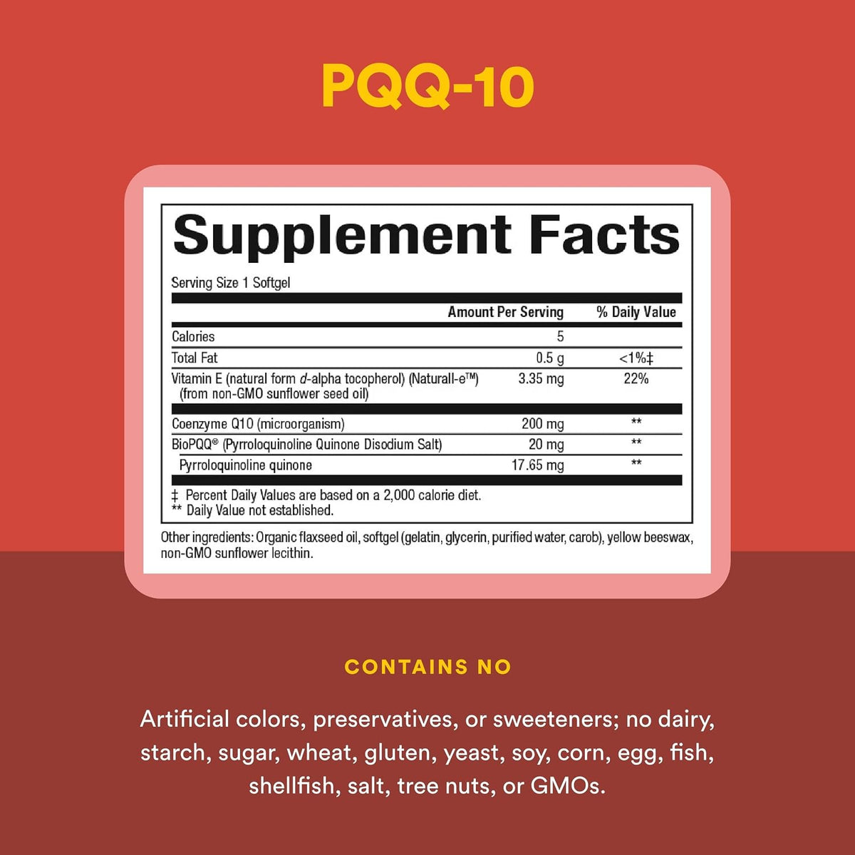 PQQ-10 - 30 Softgels [amazon_upc] asin:B00MO7NZNQ