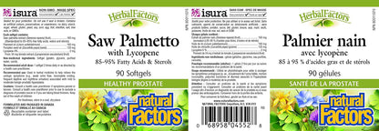 Saw Palmetto 160mg With Lycopene - 90 Softgels [amazon_upc] asin:B0001VV7VE
