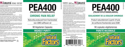 PEA400 (Palmitoylethanolamide) - 90 V-Caps [amazon_upc] asin:B0H6N97GR5