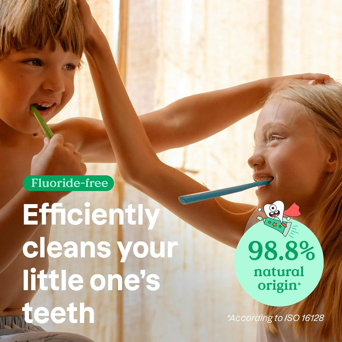 Little Ones Toothpaste Without Fluoride For Kids (Coconut Mint) - 120g [amazon_upc] asin:B0B89SB9SP