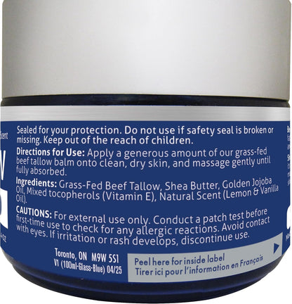 Beef Tallow Face & Body Moisturizer (Vanilla) - 100ml + BONUS [amazon_upc] asin:B0FHM3F3GW
