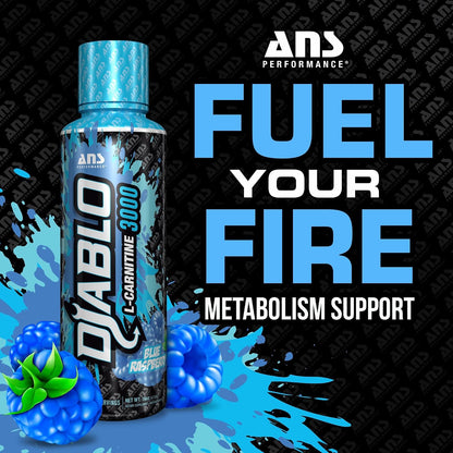 Diablo Carnitine 3000 (Blue Raspberry) - 473ml + BONUS [amazon_upc] asin:B09WZ9V6R4