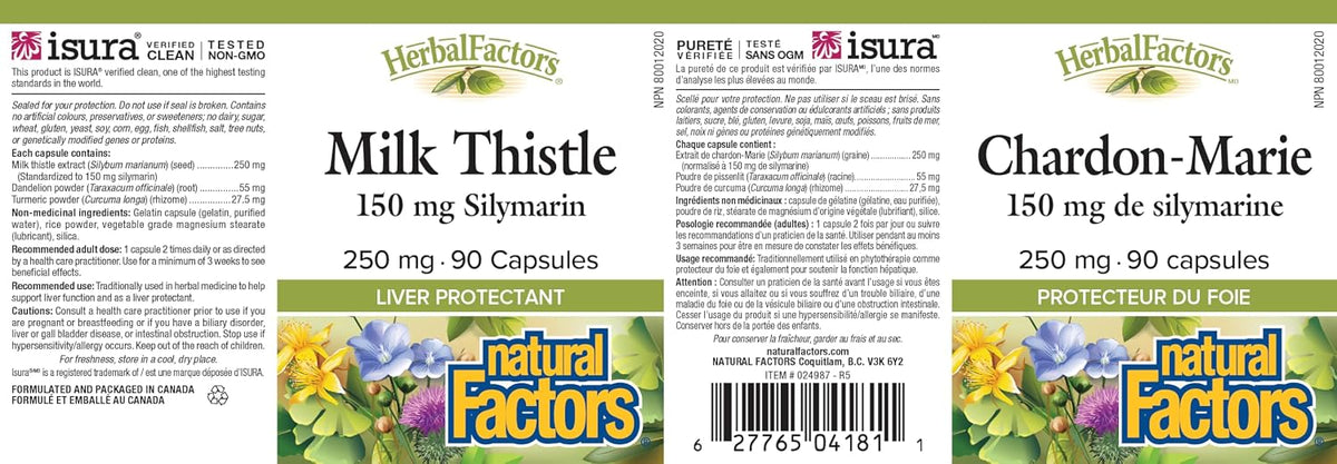 Milk Thistle 250mg - 90 Caps [amazon_upc] asin:B01MQ1U65H
