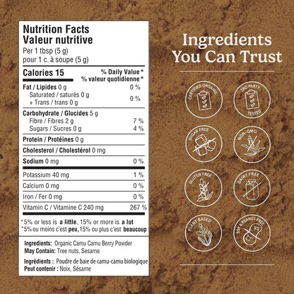 Camu Camu Berry Powder (Organic) - 100g [amazon_upc] asin:B01M7ZJUI9