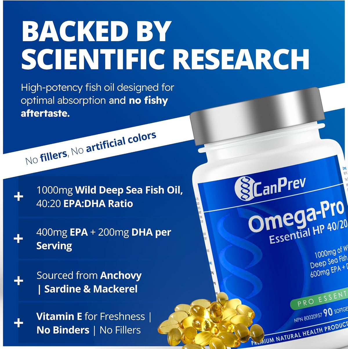 Omega-Pro Essential HP 40/20 - 90 Softgels [amazon_upc] asin:B00CORLBM8
