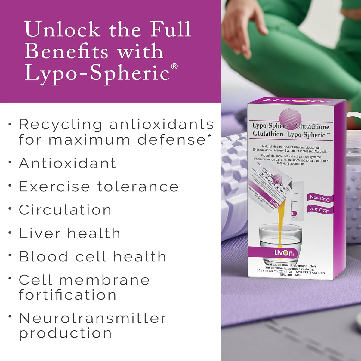 Lypo-Spheric Glutathione - 30 Packets [amazon_upc] asin:B08QC7Y31Z