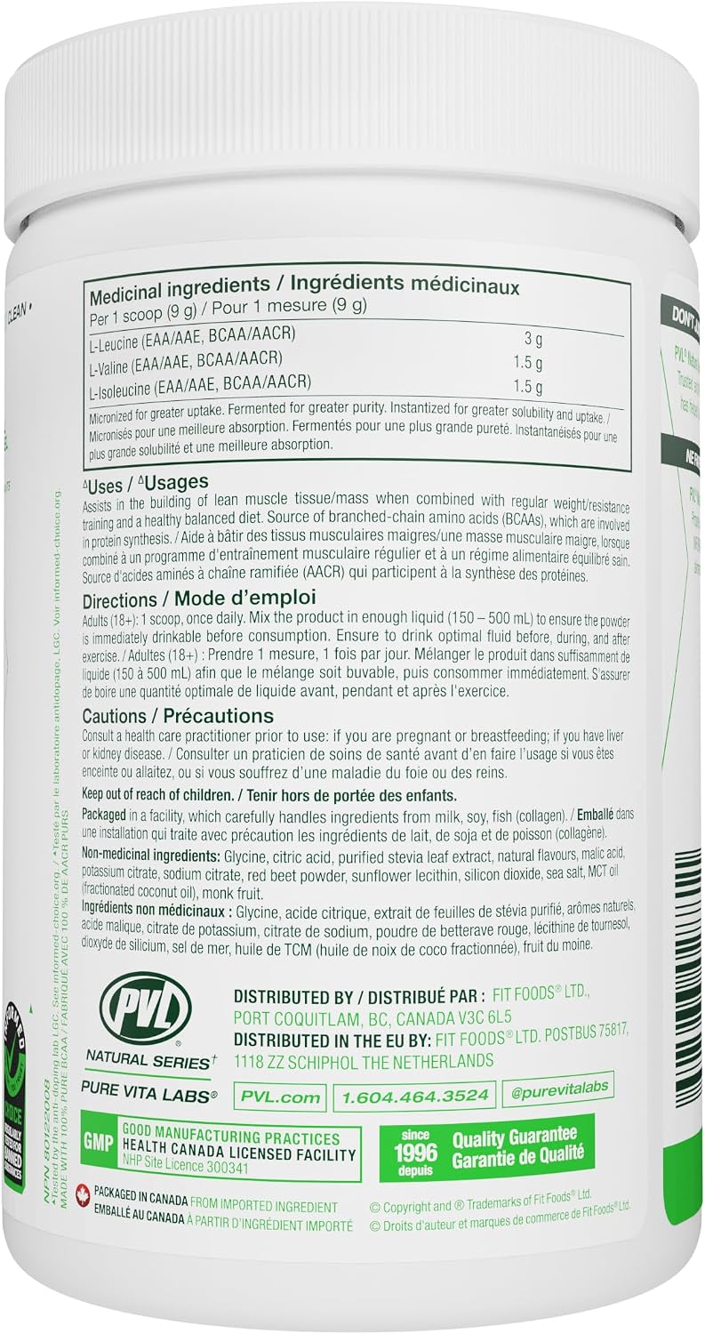 100% Pure BCAA (Tropical Punch) - 315g [amazon_upc] asin:B072B8N2LG