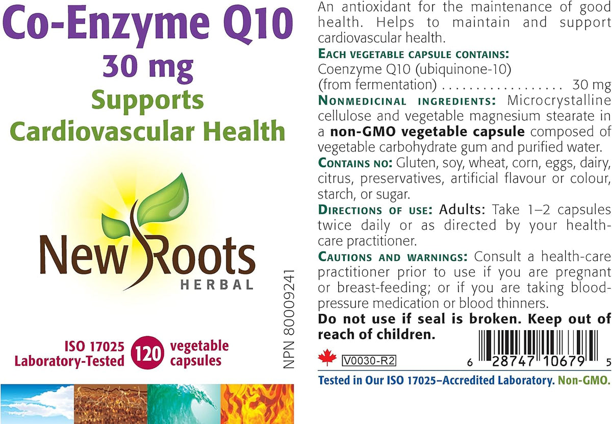 Co-Enzyme Q10 30mg - 120 V-Caps [amazon_upc] asin:B08C32S7TN