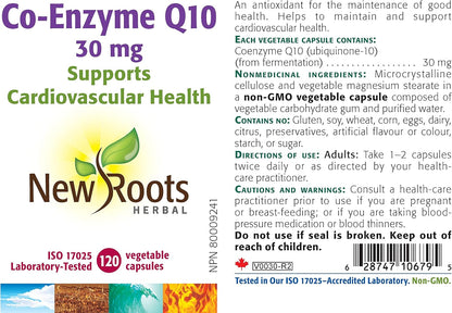 Co-Enzyme Q10 30mg - 120 V-Caps [amazon_upc] asin:B08C32S7TN