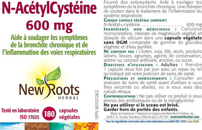 N-Acetylcysteine (NAC) 600mg - 180 V-Caps [amazon_upc] asin:B00CORNAF4