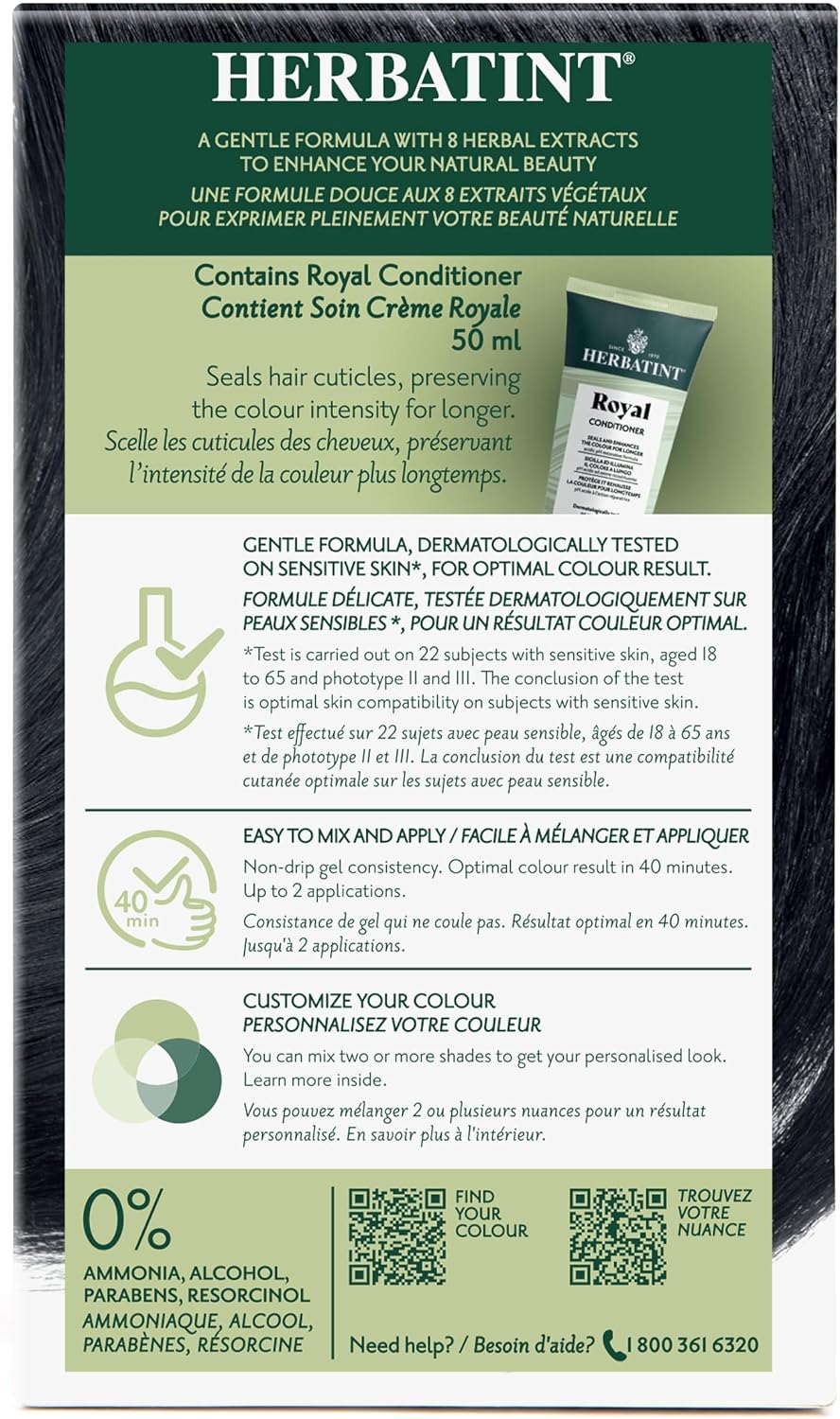Herbatint Permanent Hair Color (1N Black) - 135ml [amazon_upc] asin:B010KSQY2O