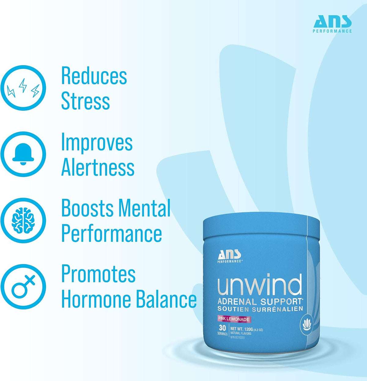 Unwind Adrenal Support (Pink Lemonade) - 150g