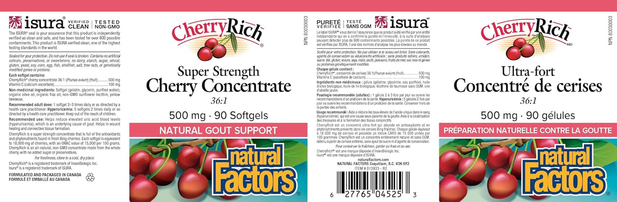 CherryRich 500mg Cherry Concentrate - 90 Softgels [amazon_upc] asin:B07GYRQ3KF