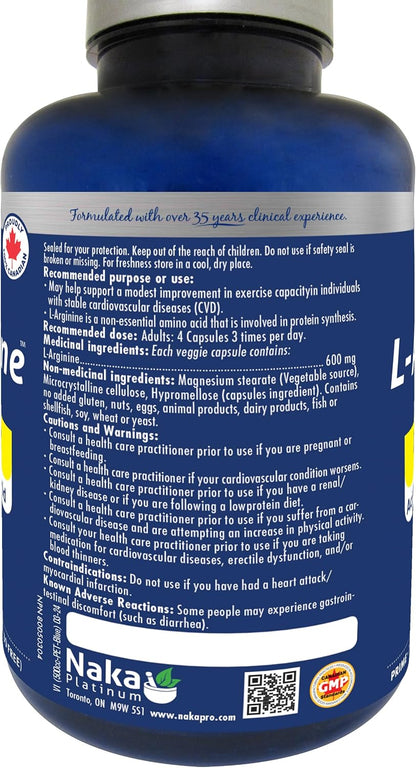 Pro Arginine 600mg - 150 V-Caps [amazon_upc] asin:B0DFD1BTY7