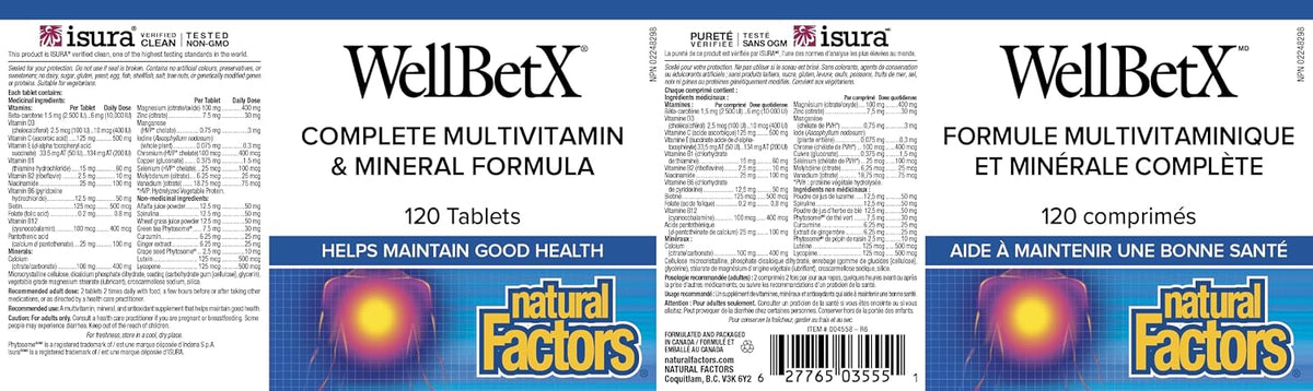 WellBetX Complete Diabetic Multivitamin Mineral - 120 Tabs [amazon_upc] asin:B0F5S3QXCJ