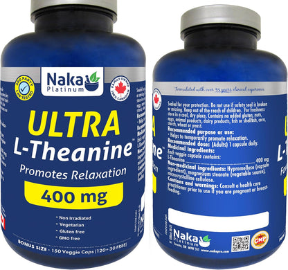 Ultra L-Theanine 400mg - 150 V-Caps [amazon_upc] asin:B0CGF92DBV