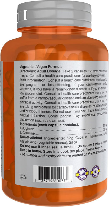 Arginine & Citrulline - 120 V-Caps [amazon_upc] asin:B078WTFRNS