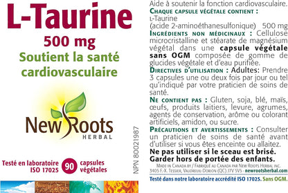 Taurine 500mg - 90 V-Caps [amazon_upc] asin:B00CORMYV0