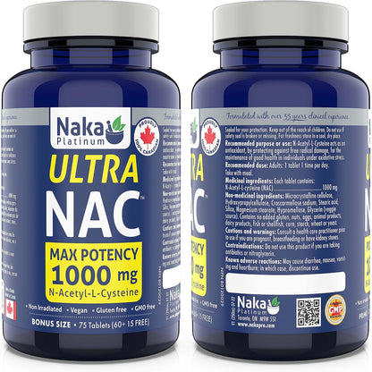 Ultra NAC Max Potency 1,000mg - 75 Tabs [amazon_upc] asin:B0BLTD6J6W
