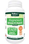 Magnesium Bisglycinate Complex 200mg - 260 V-Caps + BONUS