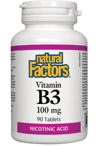 B-3 Niacin 100mg - 90 Tabs