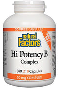 Hi Potency B-Complex - 180 + 30 Caps BONUS