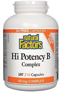 Hi Potency B-Complex - 180 + 30 Caps BONUS