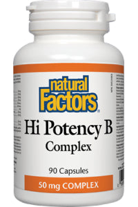 Hi Potency B-Complex 50mg - 90 Caps + BONUS
