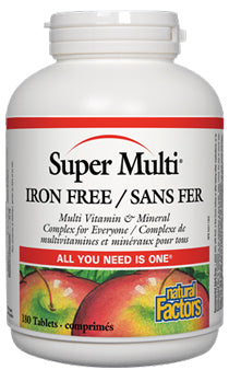 Super Multi Iron Free - 180 + 90 Tabs FREE
