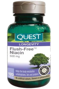 Niacin Flush-Free 500mg - 120 Caps